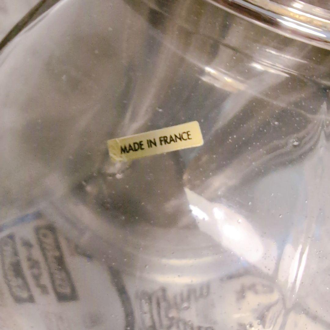 古道具　ガラスケース　海外アンティークの置物 キャンディーキャニスター　回転式