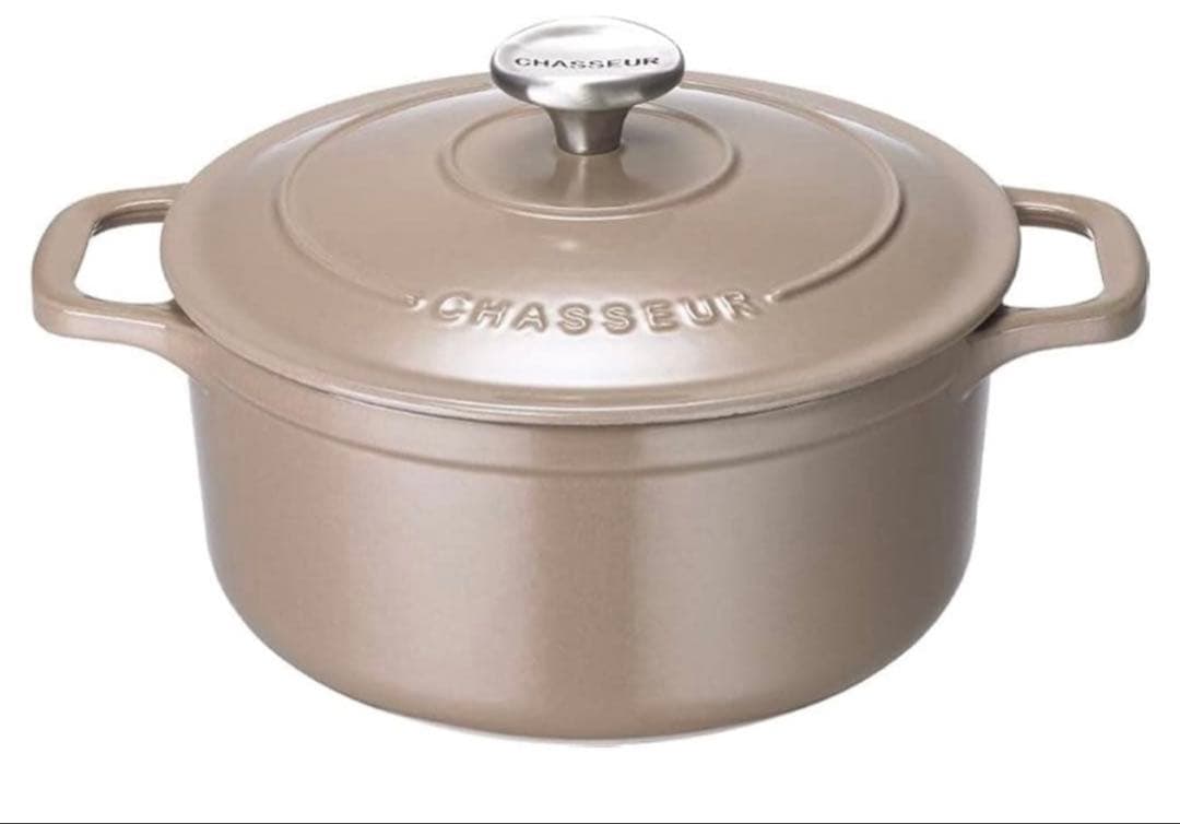 新品　CHASSEUR サブライム ラウンドキャセロール　24cm 両手鍋