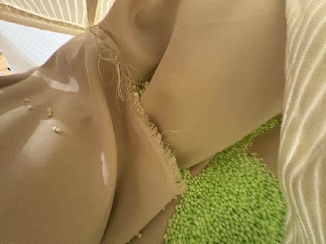 【特価】LOOSY ２人掛け ビーズソファ ivory HUGME