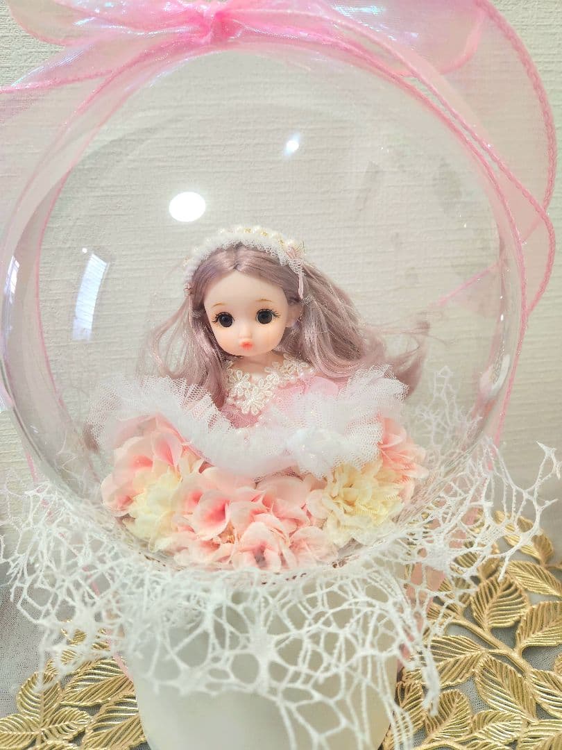 バルーン　ドールイン　ピンク