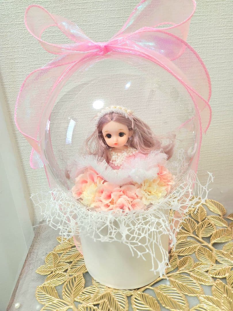 バルーン　ドールイン　ピンク