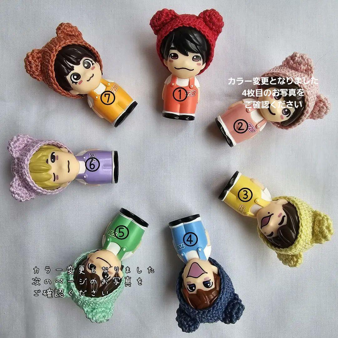 ハンドメイド なにわ男子指人形 くま耳帽子 オーダー受付中 - メルカリ