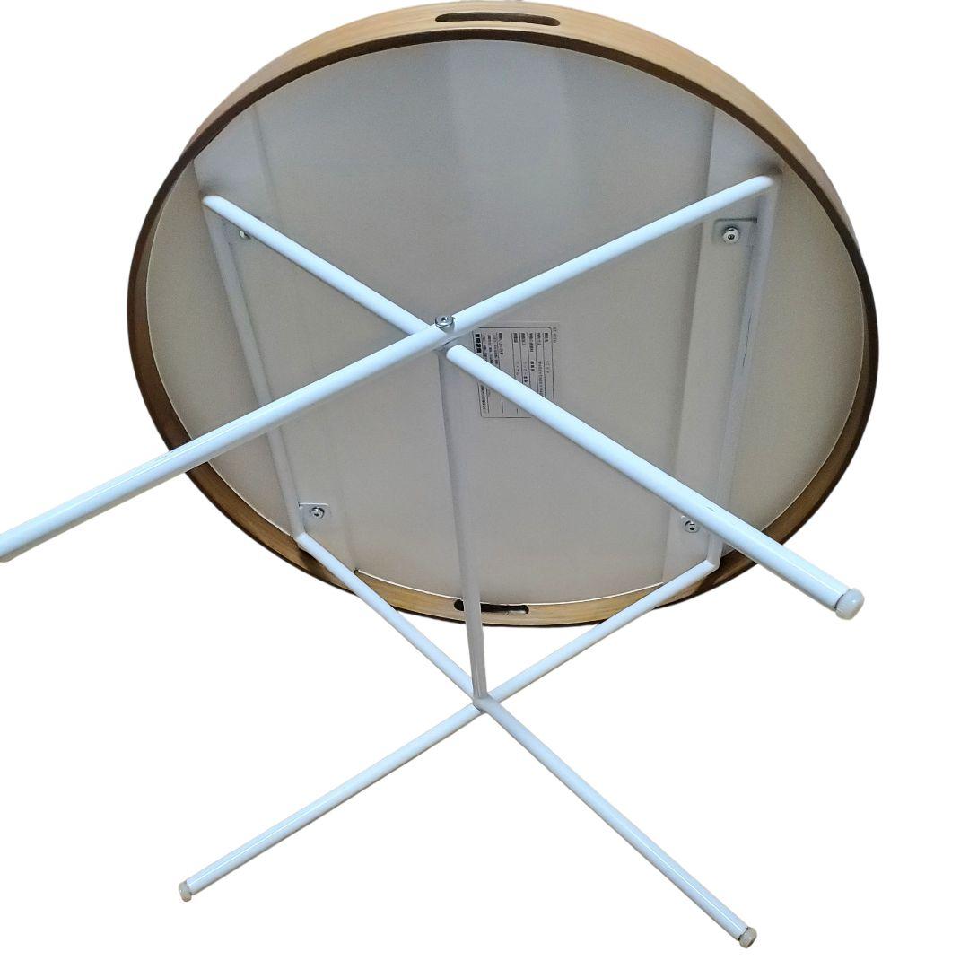 【美品】関家具 STビト サイドテーブル 60cm ナチュラル