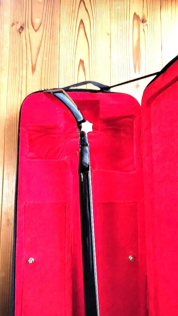 人工革 デザイン三線 美品