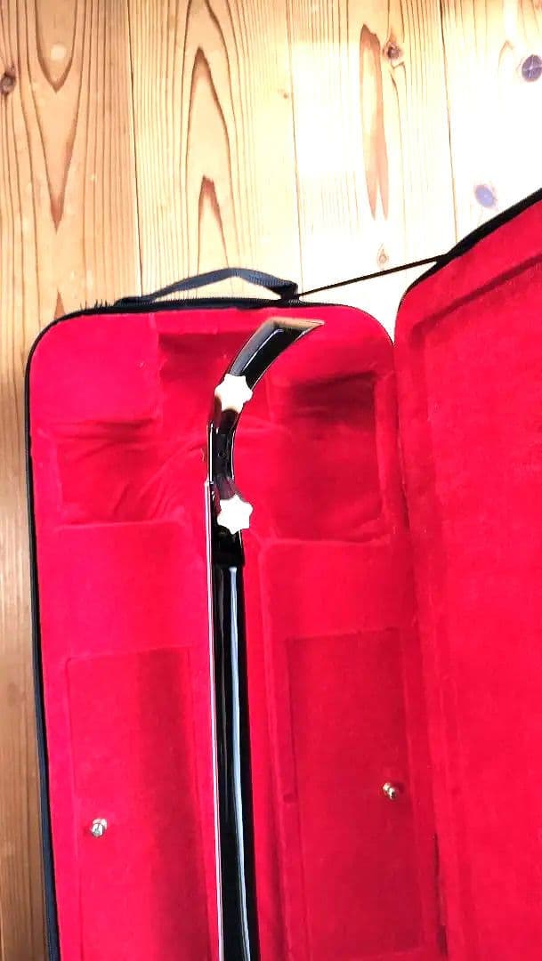 人工革 デザイン三線 美品