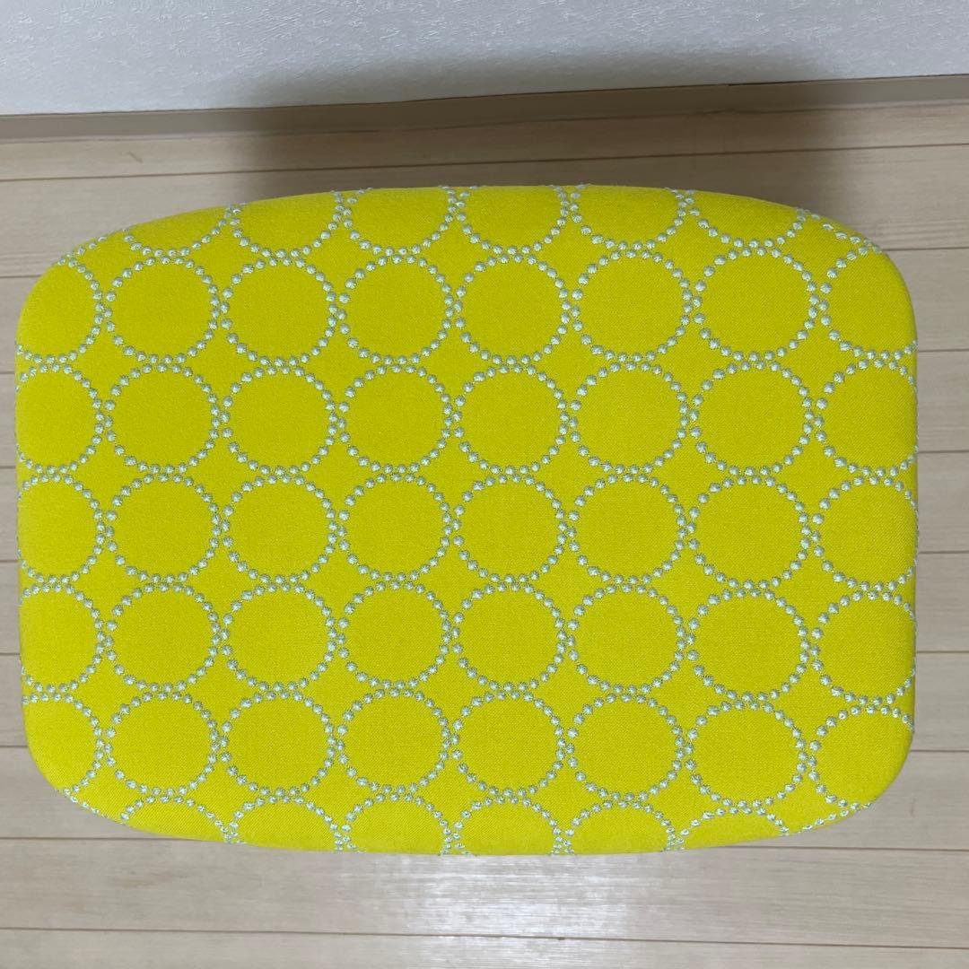 ミナペルホネン スツール タンバリン 細脚 【イエロー/グレー】 オットマン