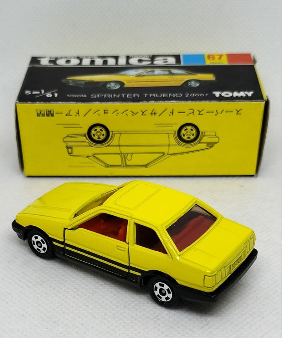 《黒箱トミカ67-4-1》スプリンタートレノ【カローラフェア】未使用ウルトラ美品