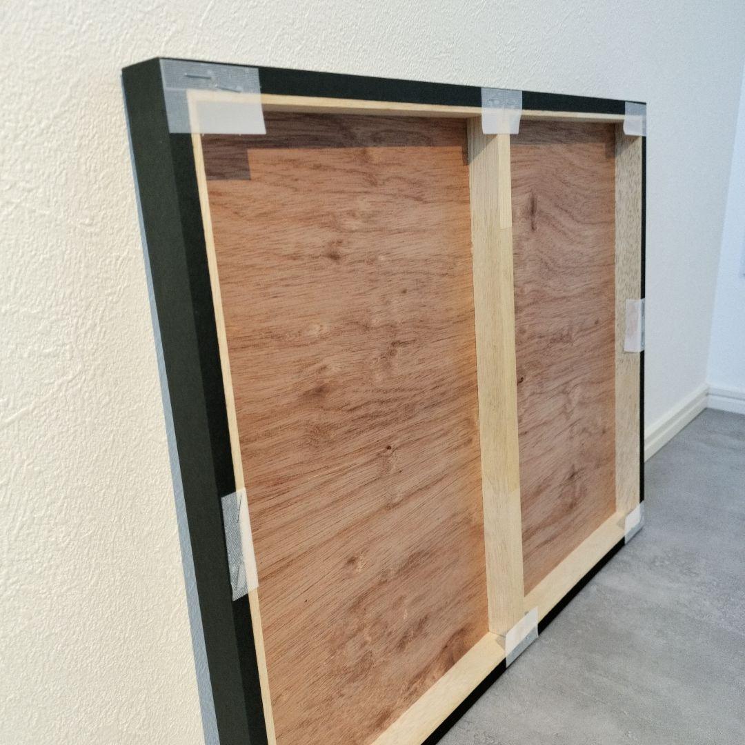 額装 写真作品 アートパネル ブルー系 幻想的 インテリア