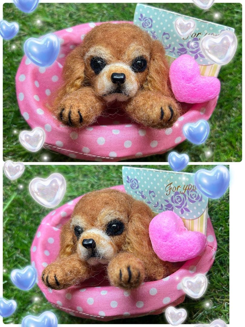 ®️様　犬羊毛フェルトご確認用