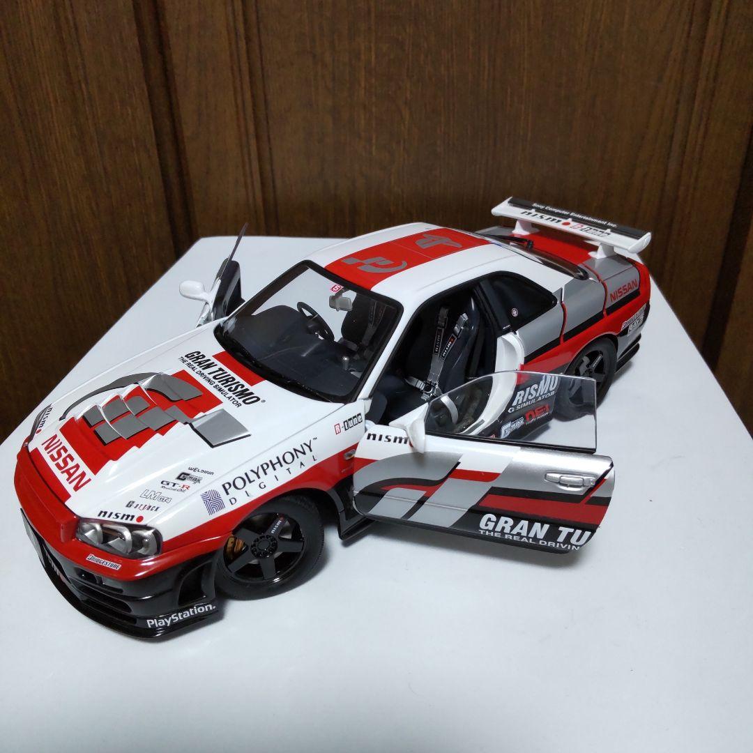 日産 スカイライン GT-R R34 グランツーリスモ 1/18 オートアート