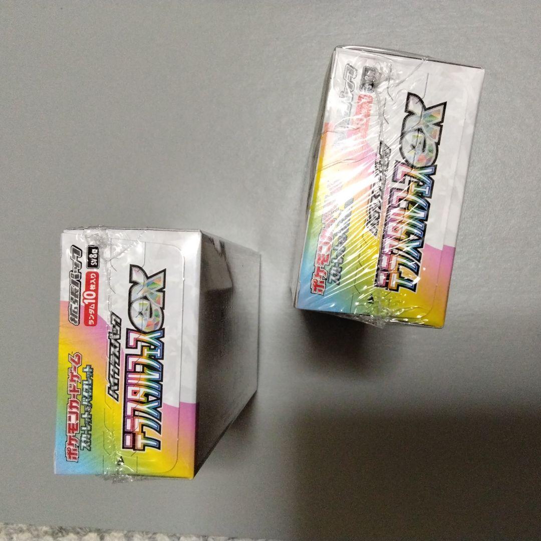 ポケモンカードゲームテラスタルフェスEX10パック入りシュリンク付き×2個