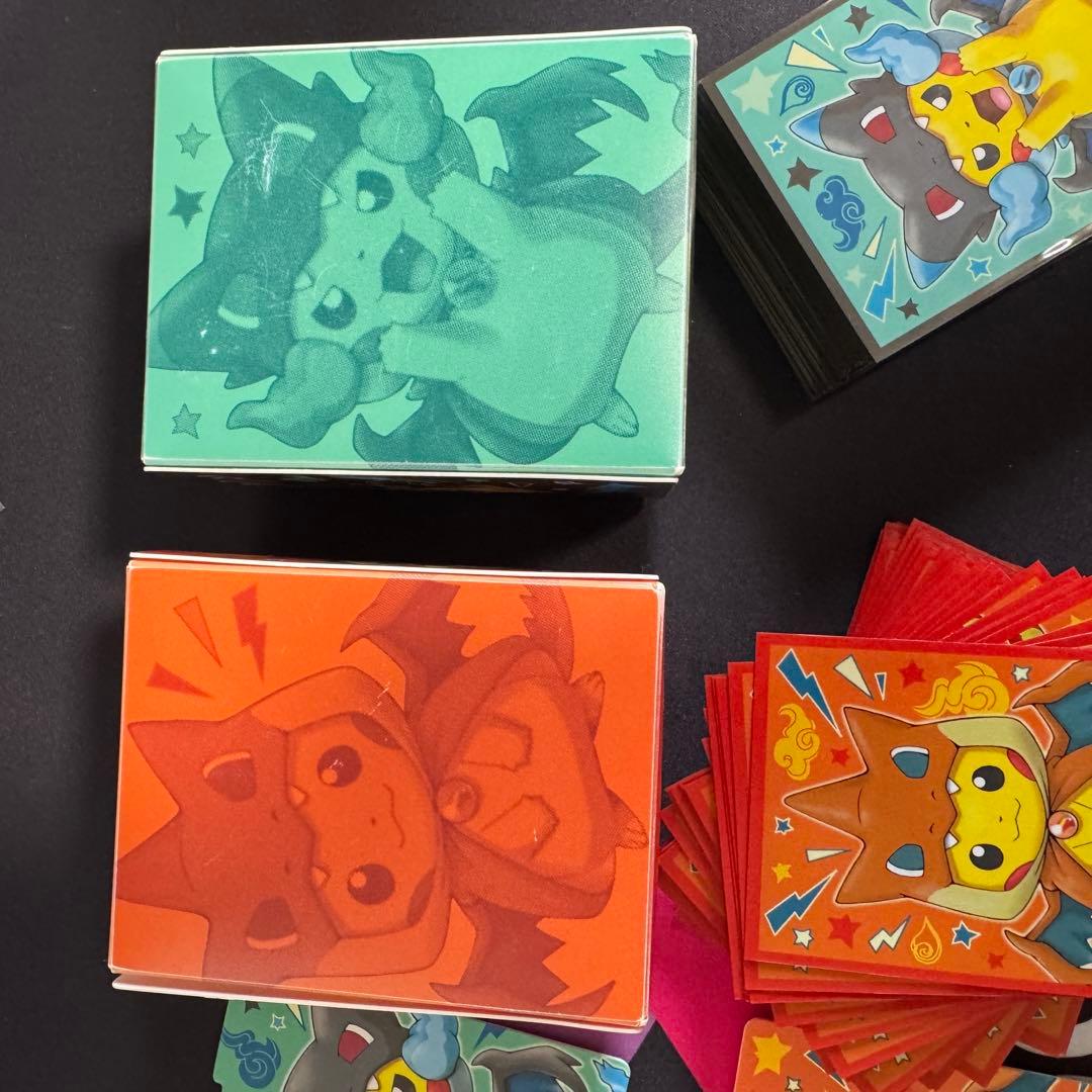 メガリザードンX Y ポンチョを着たピカチュウ スリーブ デッキケース