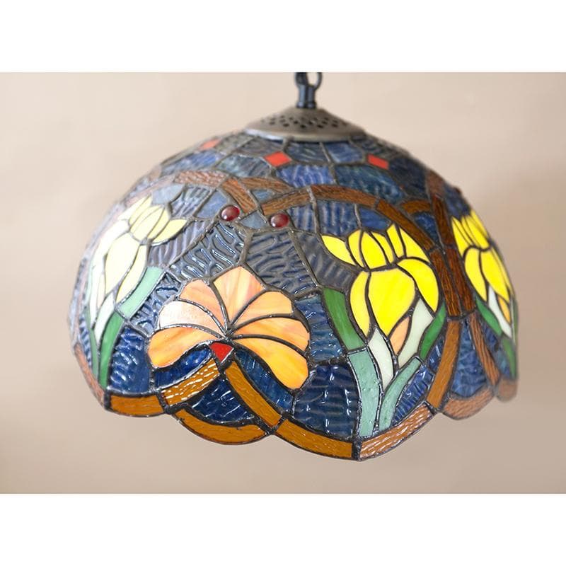 アンティーク調 ティファニーライト ステンドグラス風 ペンダントランプ