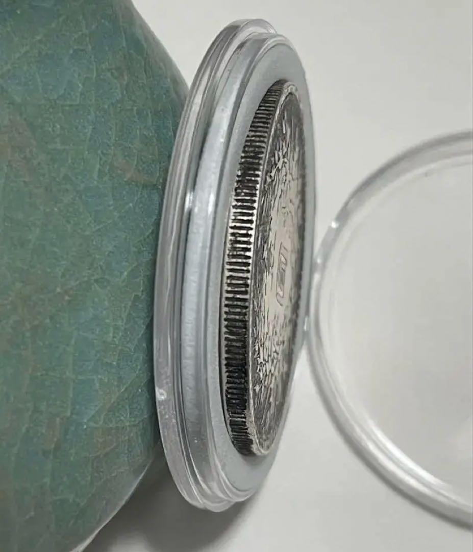 超希少 1919年 袁世凱 中華民国八年 壹圓 中国古銭 蔵出 銀貨 26.8g