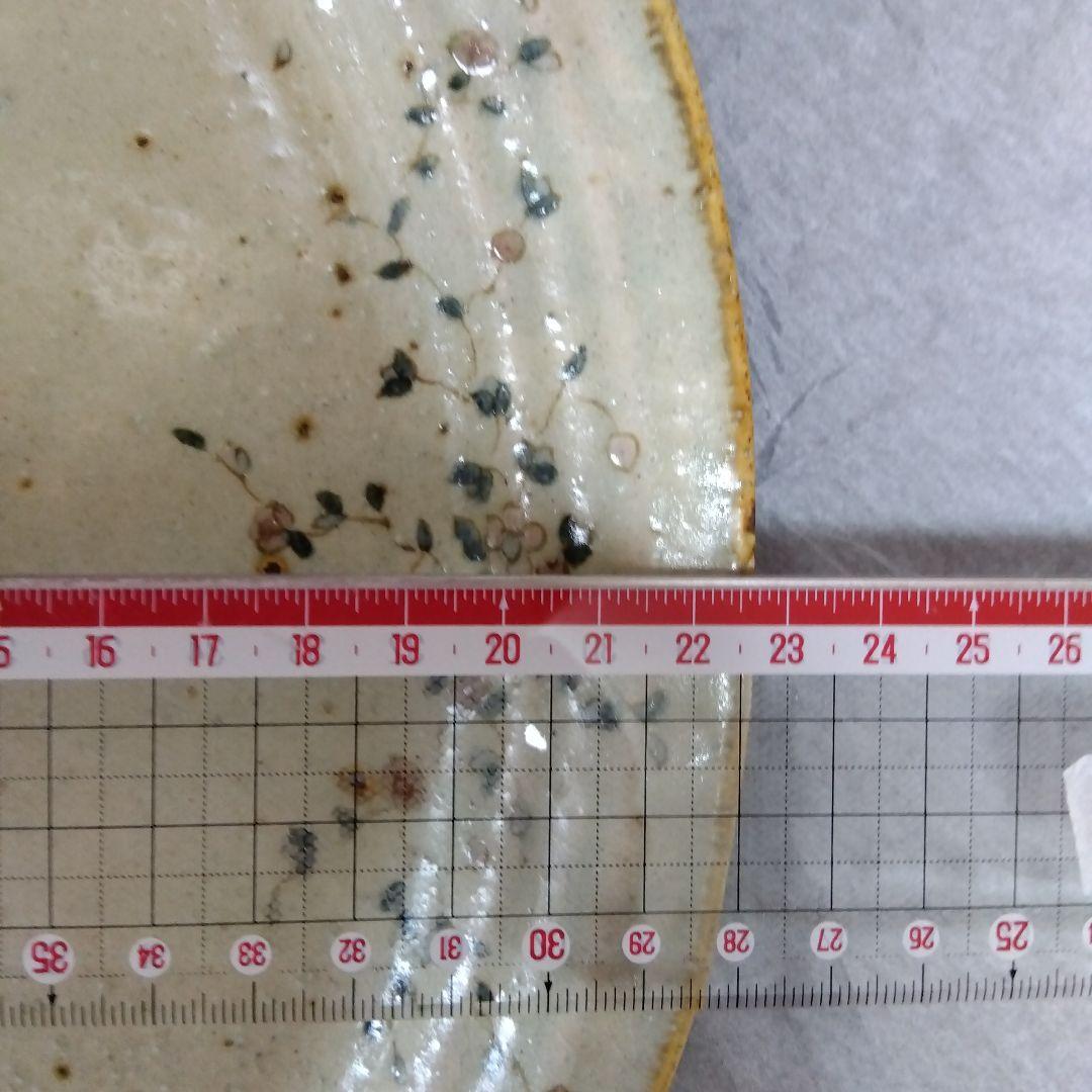 市野吉記さん　コウホ窯　シノワズリ　楕円大皿　新品未使用