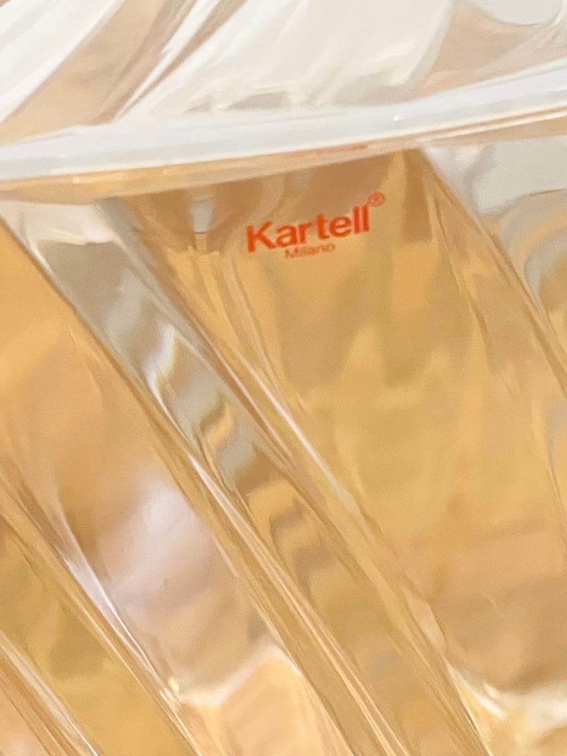 カルテル Kartell スパークル テーブル L クリアカラー 1部難あり