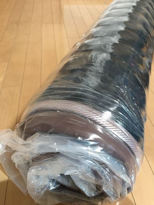 シングル ベット 脚付マットレス 組み立て式 ブラウン