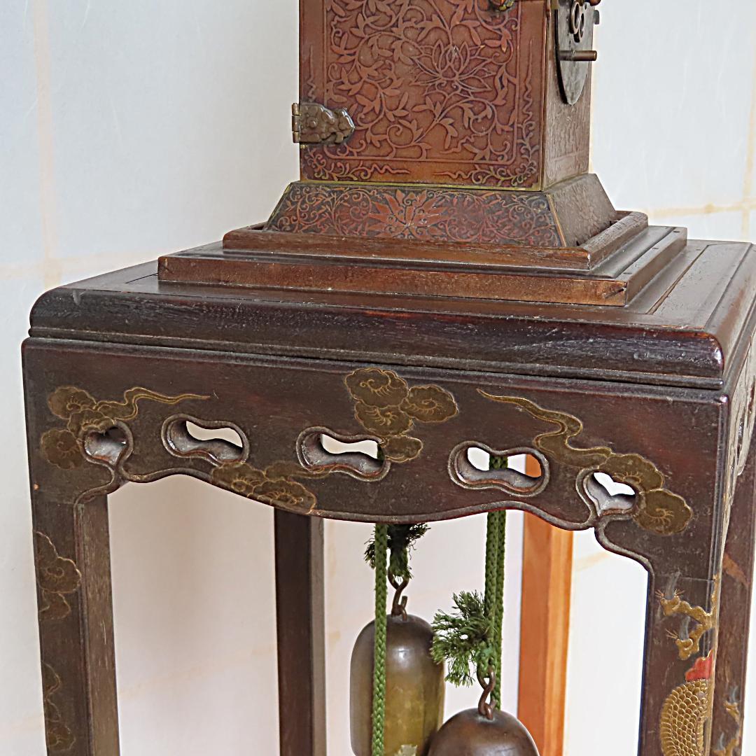 江戸中期　大名時計　【稼働品】