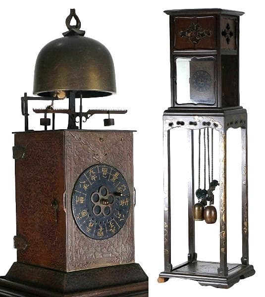 江戸中期　大名時計　【稼働品】