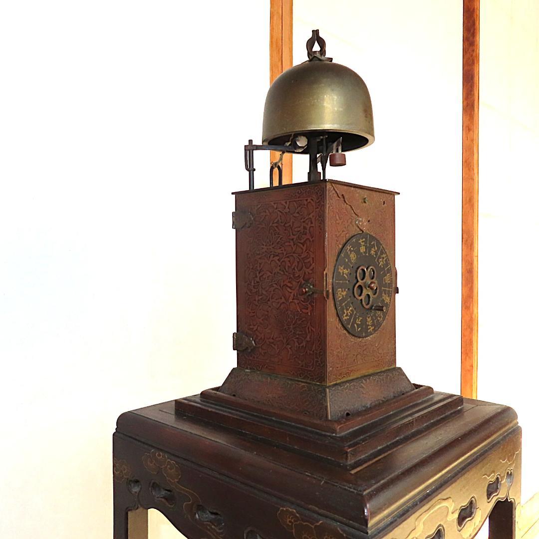 江戸中期　大名時計　【稼働品】