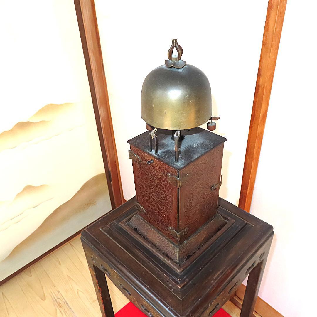 江戸中期　大名時計　【稼働品】