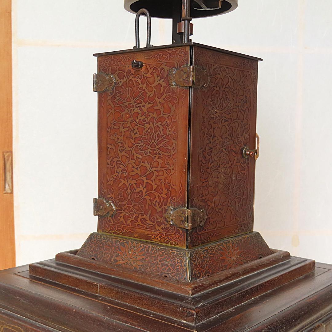 江戸中期　大名時計　【稼働品】