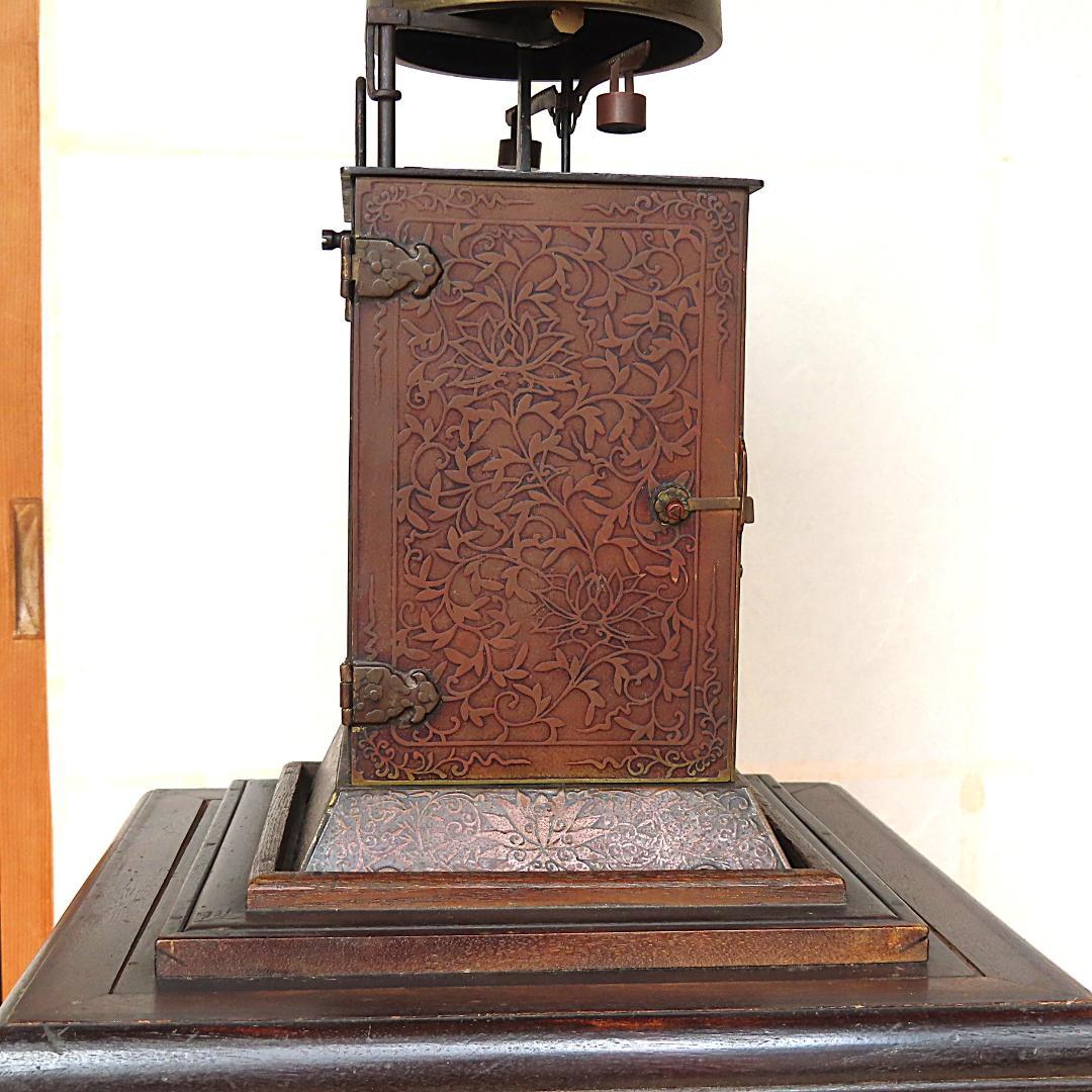 江戸中期　大名時計　【稼働品】