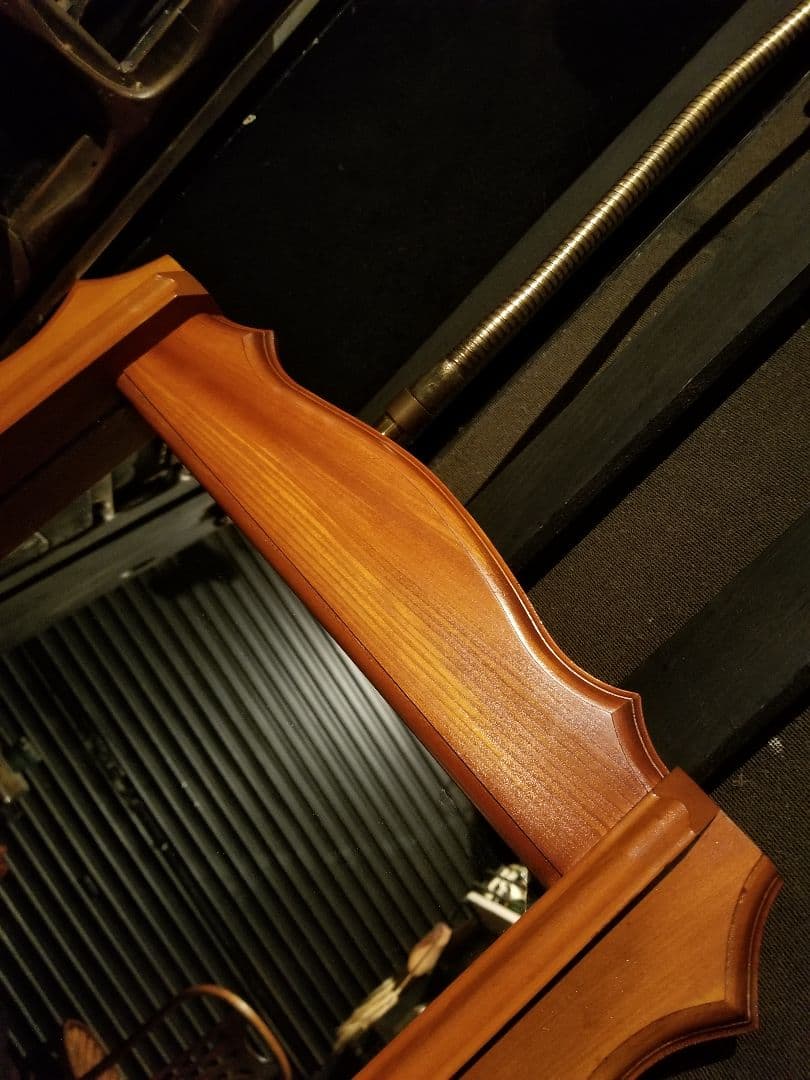 レア　ヴィンテージ　ゴシック　コロニアル　トラッド　デザイン　ウッド　ミラー