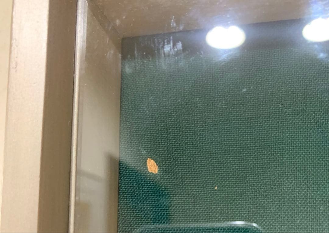 絵画額装　日本画　真作　皆川千恵子『水仙』直筆サインあり