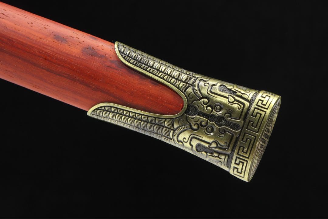 双竜漢剣八面開二溝紋形鋼 古兵器 武具 刀装具 日本刀 模造刀 居合刀