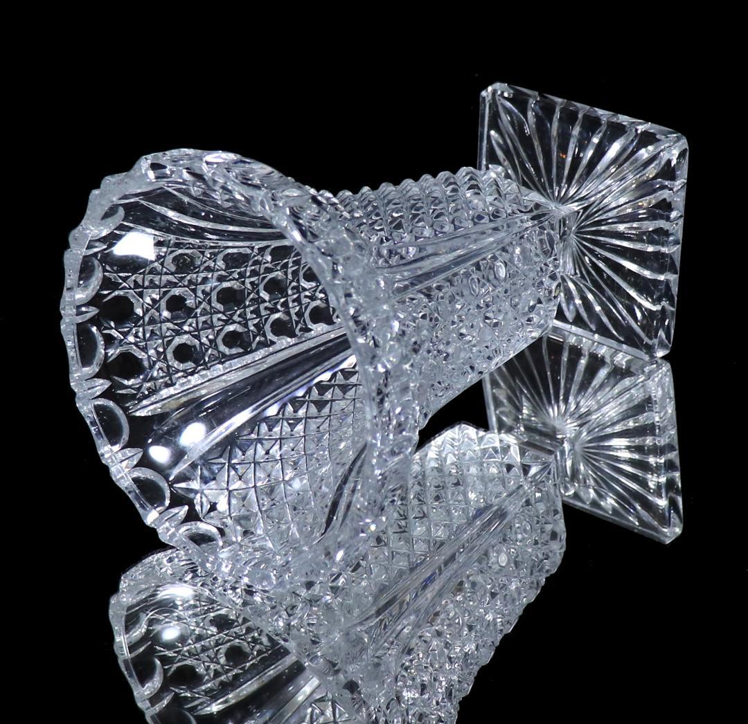 オールド・バカラ 極上美 大型切子花瓶 ディアマン・ピエーリー×ビゾー