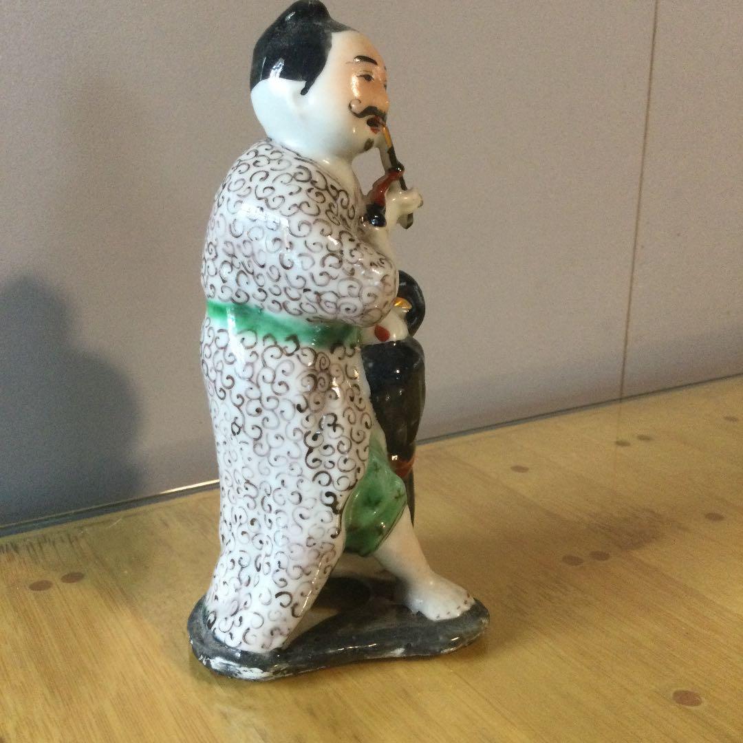 中国清朝の磁器人形、骨董品