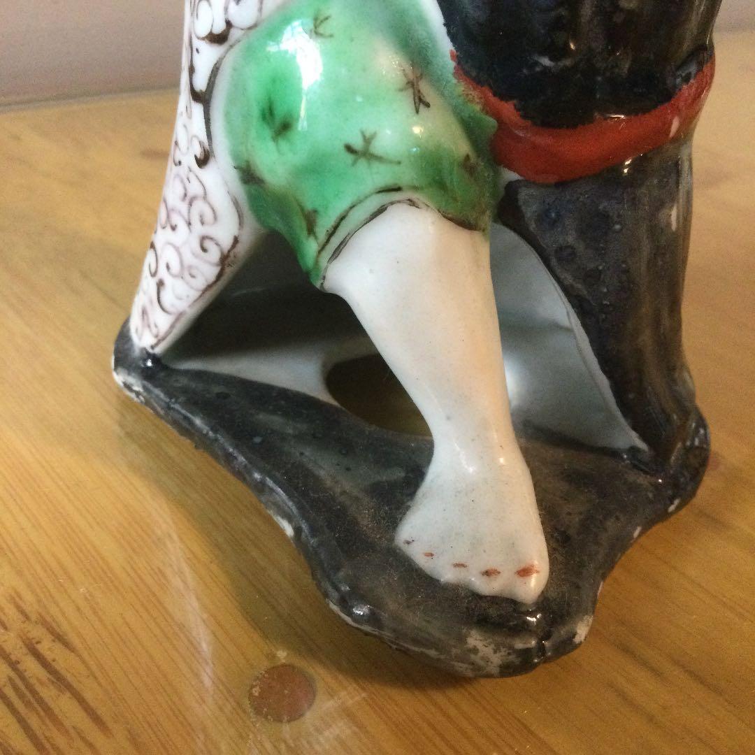 中国清朝の磁器人形、骨董品