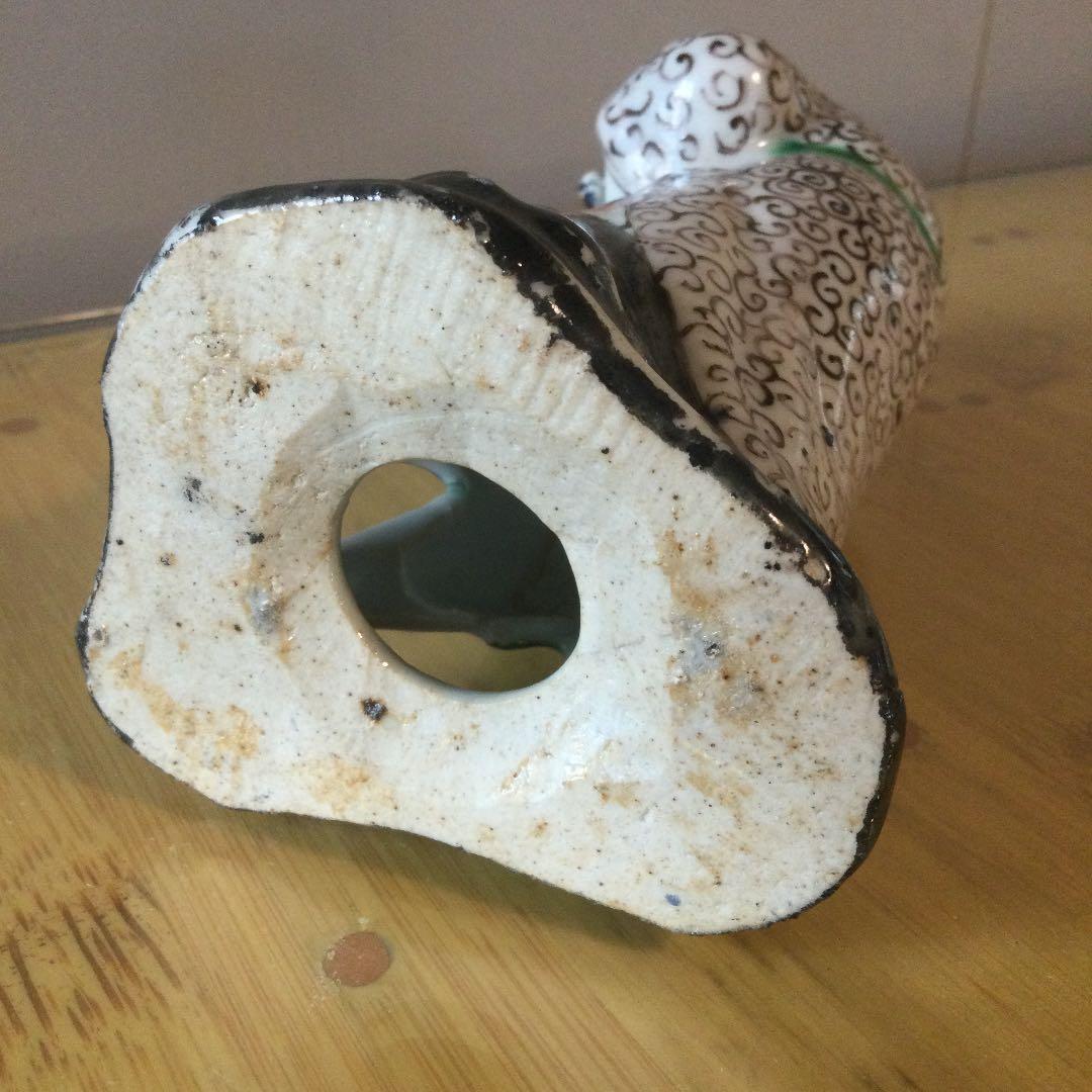 中国清朝の磁器人形、骨董品