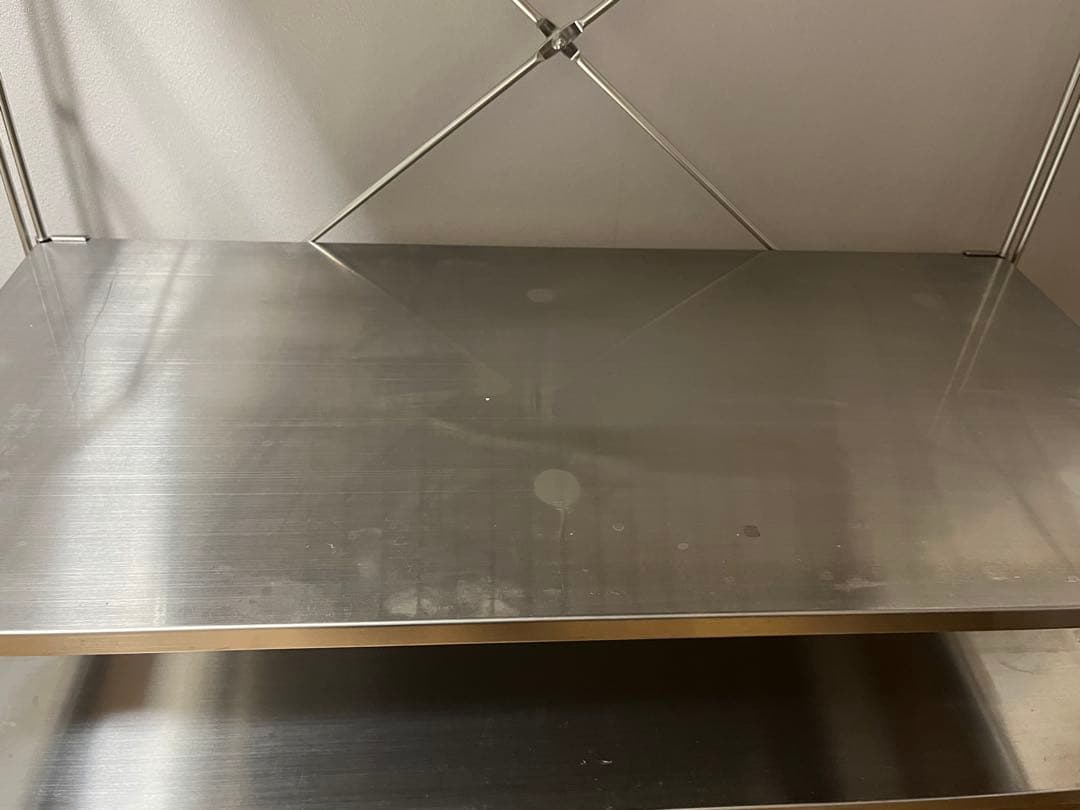 【値下不可】無印良品　ステンレスユニットシェルフ　キッチンワゴン　キッチンラック