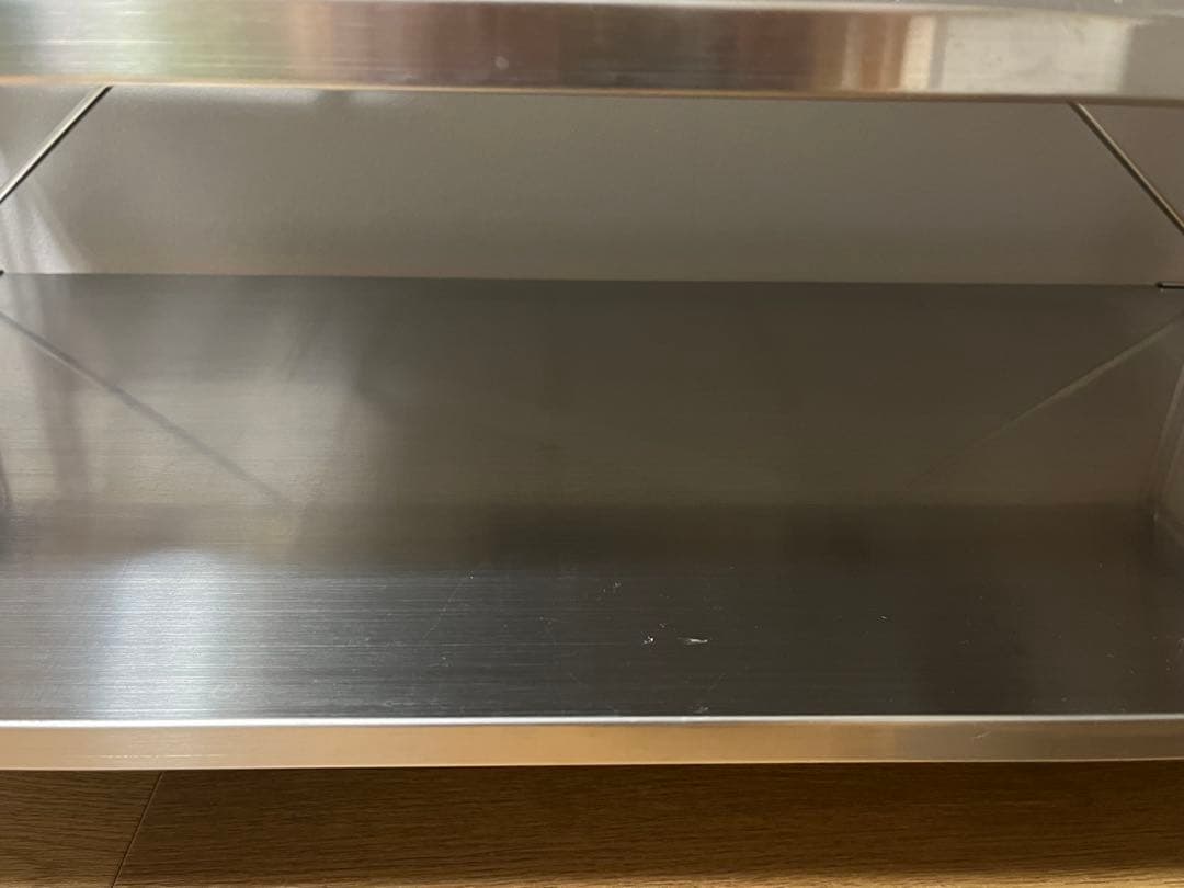 【値下不可】無印良品　ステンレスユニットシェルフ　キッチンワゴン　キッチンラック