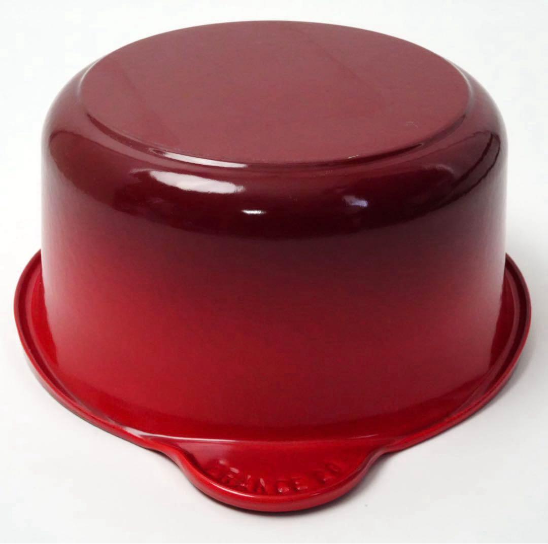 【美品】LE CREUSET　ソースパン チェリーレッド　20cm 片手鍋