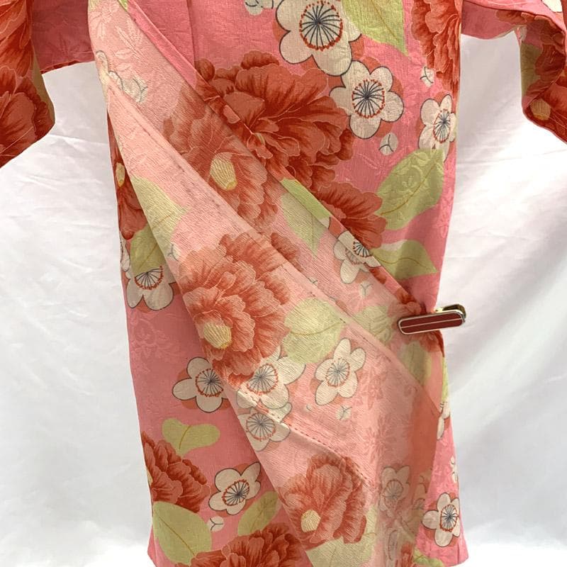 ■506ag81■節句 七五三 付き添いコーデ 七歳 アンティーク着物 単衣■