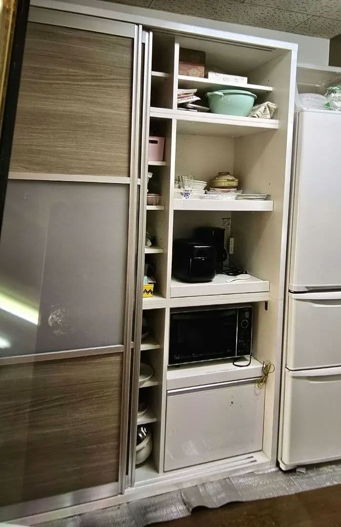 1/13まで　美品　松田家具 食器棚　キッチンボード