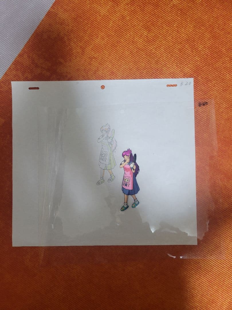 万能文化猫娘 アニメ セル画 動画付き B20 90年代 当時物 - メルカリ