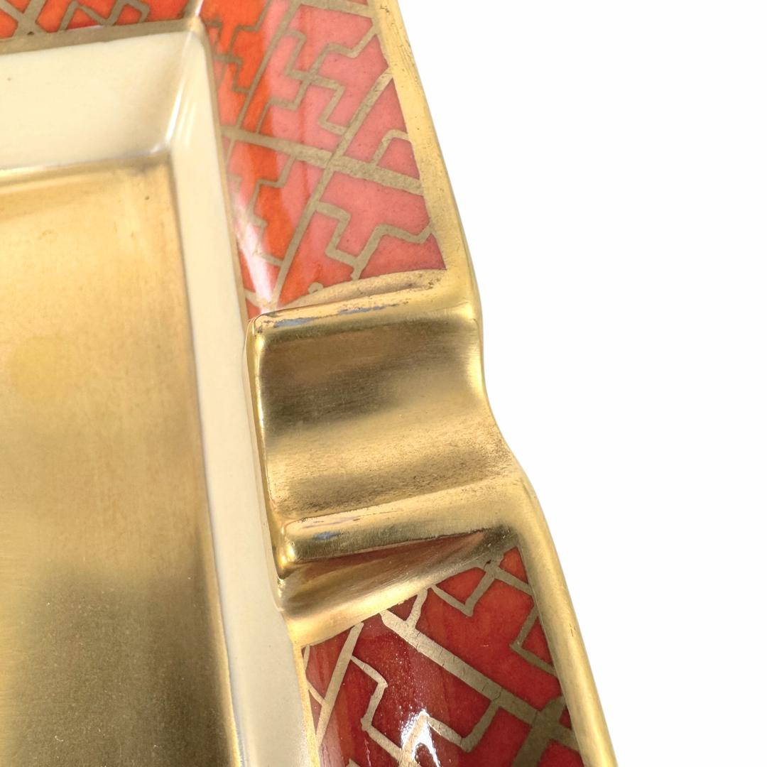 □エルメス□アッシュトレイ□灰皿□磁器□武士□侍□J0397 - メルカリ