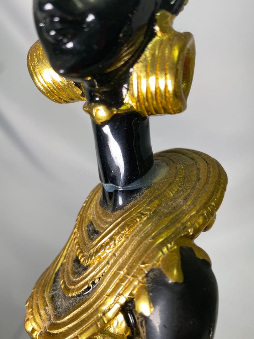 1626❣️アフリカ　民族　オブジェ　像　2体　セット