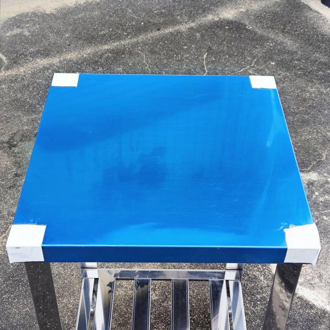 M0196 作業台 サイズ約W450×D450×H800mm 同サイズの新品も有