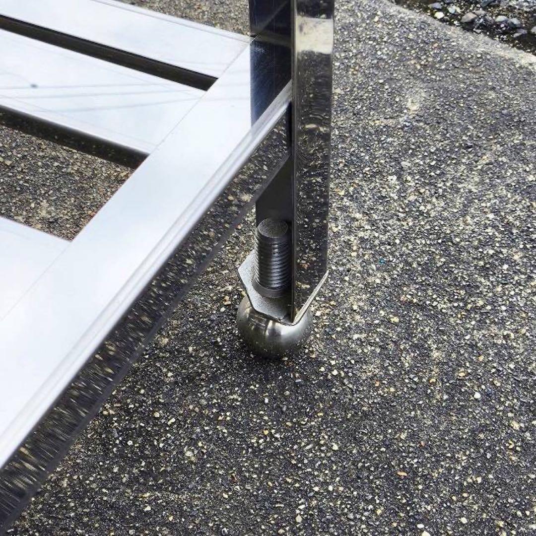 M0196 作業台 サイズ約W450×D450×H800mm 同サイズの新品も有