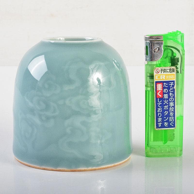 中国 大清乾隆年製 龍泉窯青磁 水孟 小壷 N R6956E - メルカリ