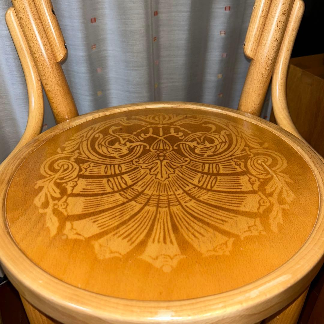 IDC大塚家具コラボ 秋田木工椅子 ヴィンテージ ベントウッドチェア