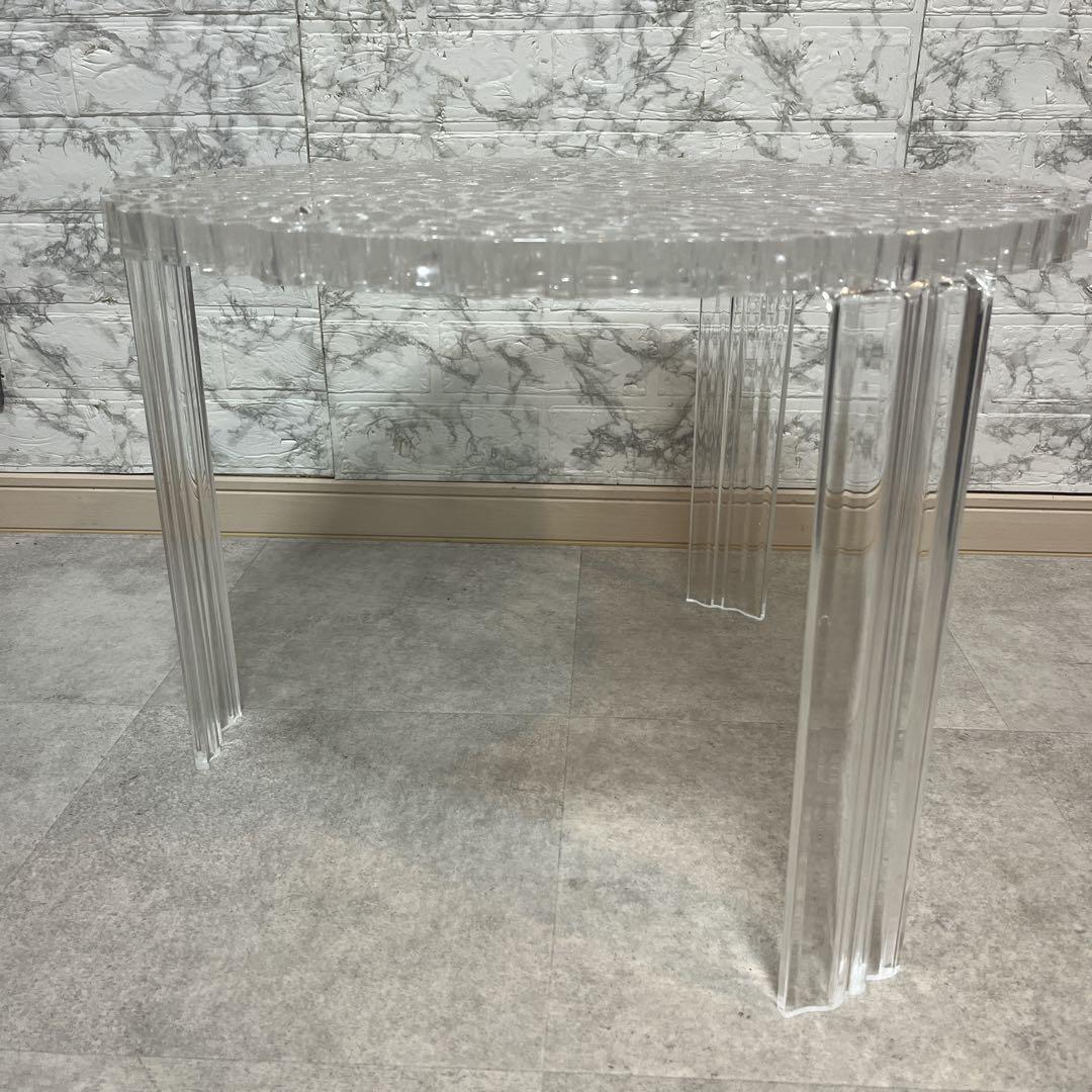 Kartell カルテル T-TABLEティーテーブル ローテーブル　クリスタル