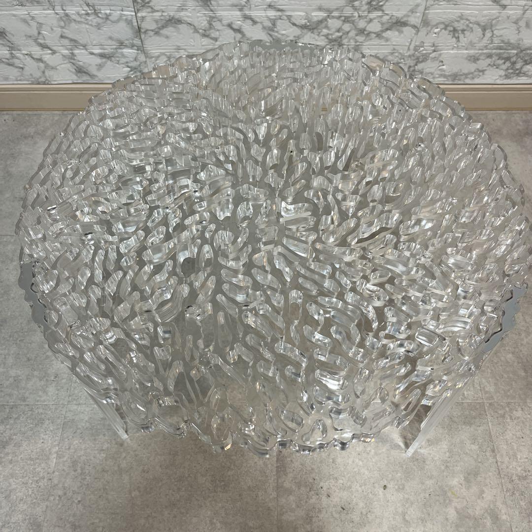 Kartell カルテル T-TABLEティーテーブル ローテーブル　クリスタル