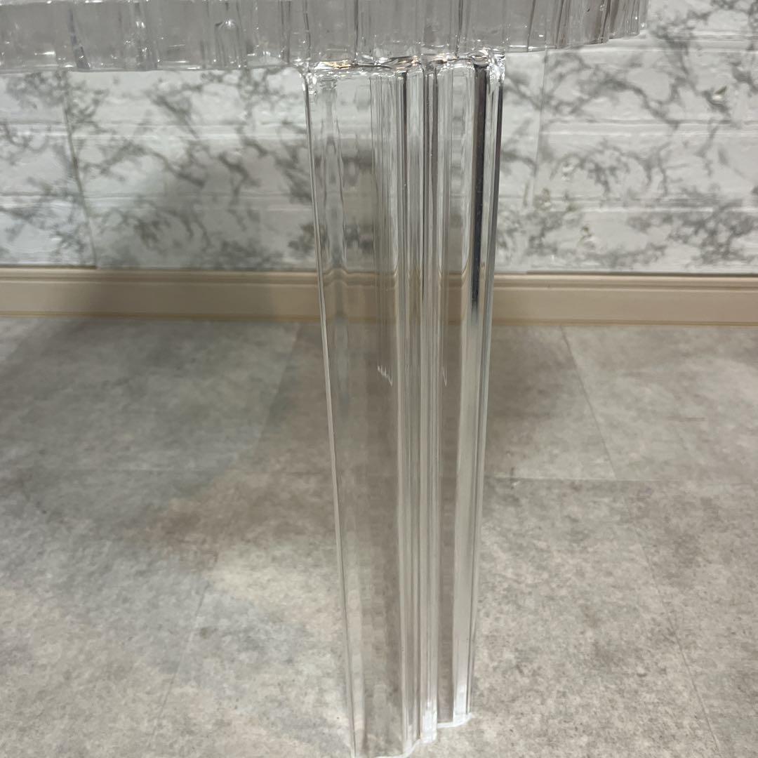 Kartell カルテル T-TABLEティーテーブル ローテーブル　クリスタル