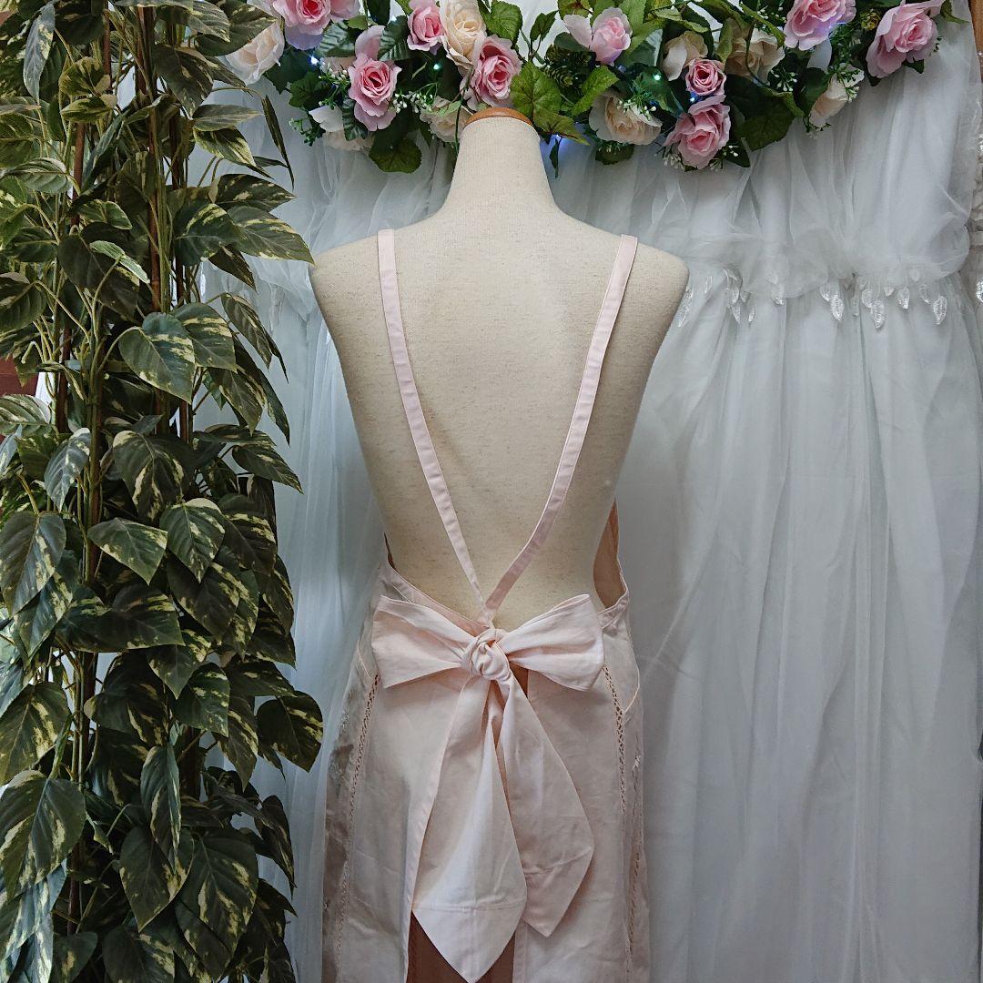 ❤️さえら❤️ヒスクローネ❤️可愛い❤️お花のモチーフエプロン❤️